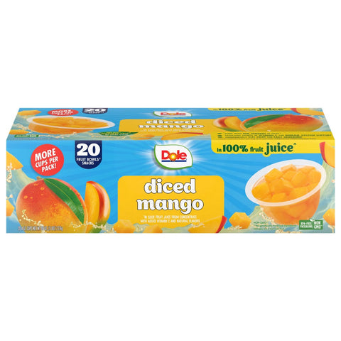 Dole Diced Mango, 20 x 107 ml