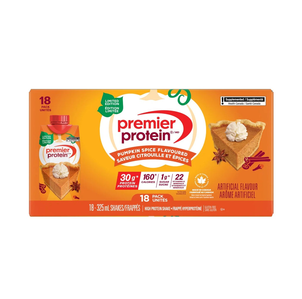 Premier Protein Pumpkin Spice Shake, 18 x 325 mL