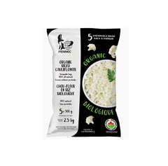 Fennec Frozen Organic Riced Cauliflower, 5 x 500 g