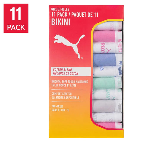 PUMA Girls briefs xlarge, 11 briefs