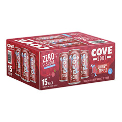 Cove Soda Zero Sugar Shirley Temple, 15 x 355 mL