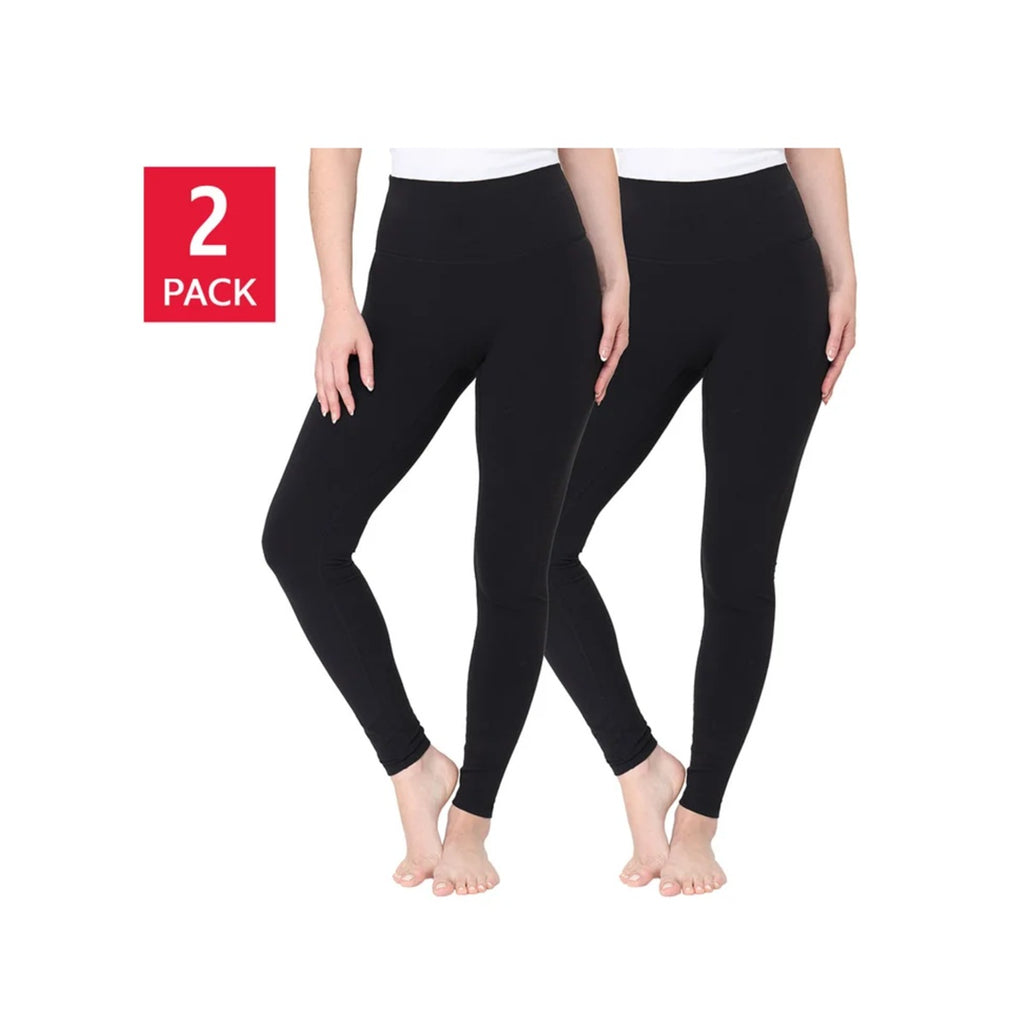 Tahari Women’s High Rise Leggings - MEDIUM, 2 pair