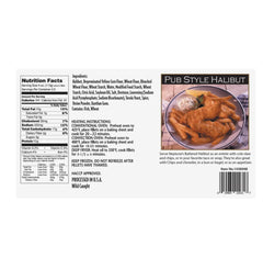 Neptune Pub Style Lightly Battered Halibut, 908 g