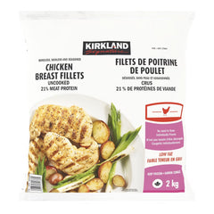 Kirkland Frozen Chicken Breast Fillets, 2 kg
