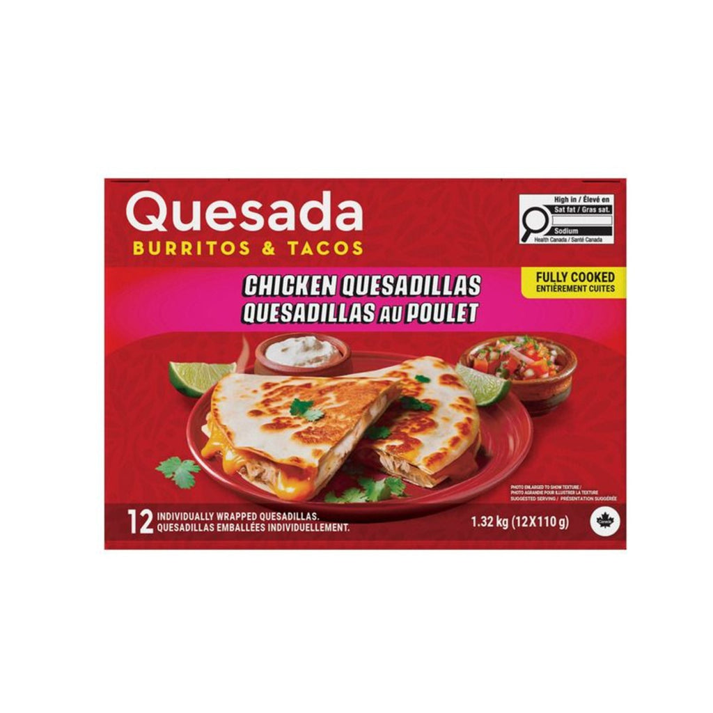 Quesada Chicken Quesadillas, 12 x 110 g