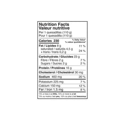 Quesada Chicken Quesadillas, 12 x 110 g
