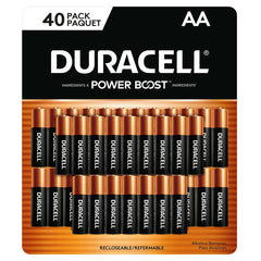 Duracell CopperTop AA Batteries, 40 pack