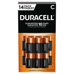 Duracell Coppertop C Batteries, 14 pack