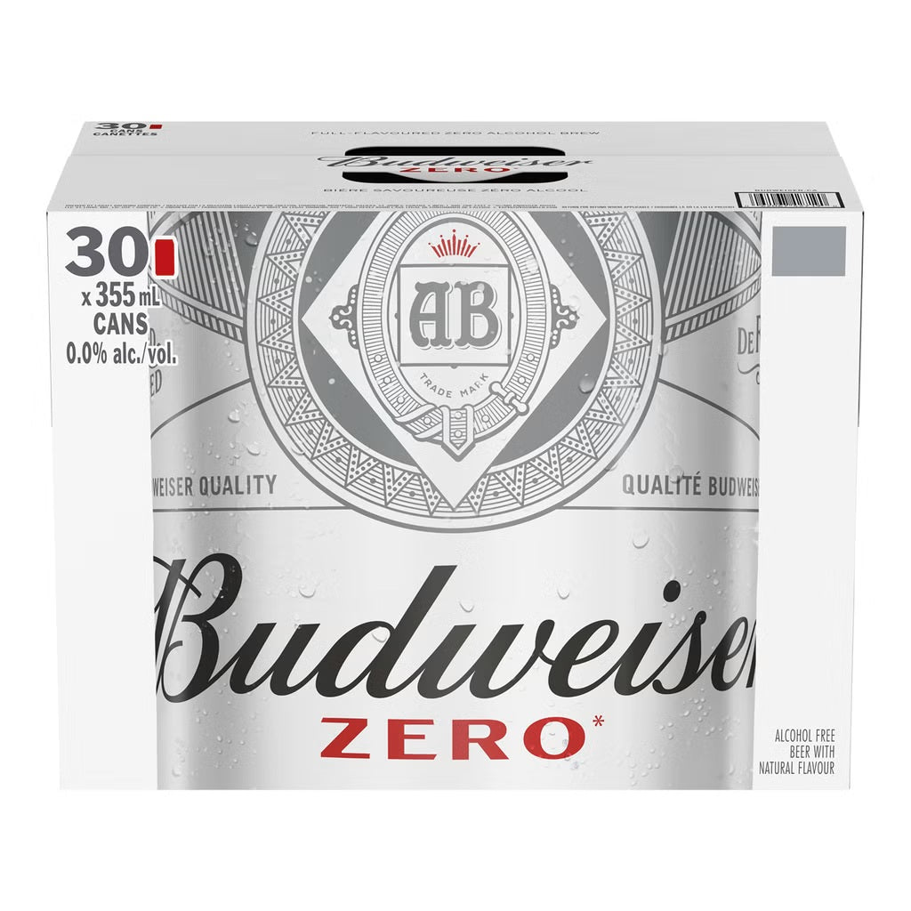 Budweiser Zero 0%, 30 x 355 ml