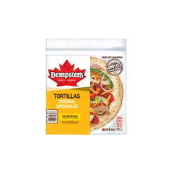 Dempster's 10-in White Tortillas, 18 tortillas