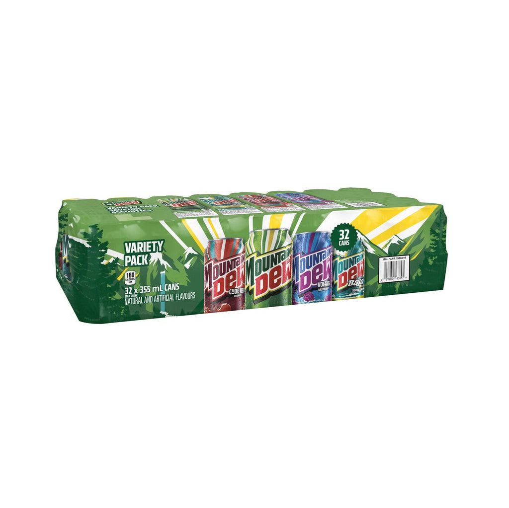 Mountain Dew Variety Pack, 32 x 355 mL