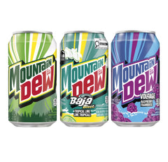 Mountain Dew Variety Pack, 32 x 355 mL