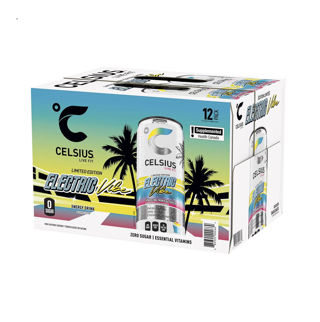 Celsius Energy Drink Electric Vibe, 12 x 355 ml