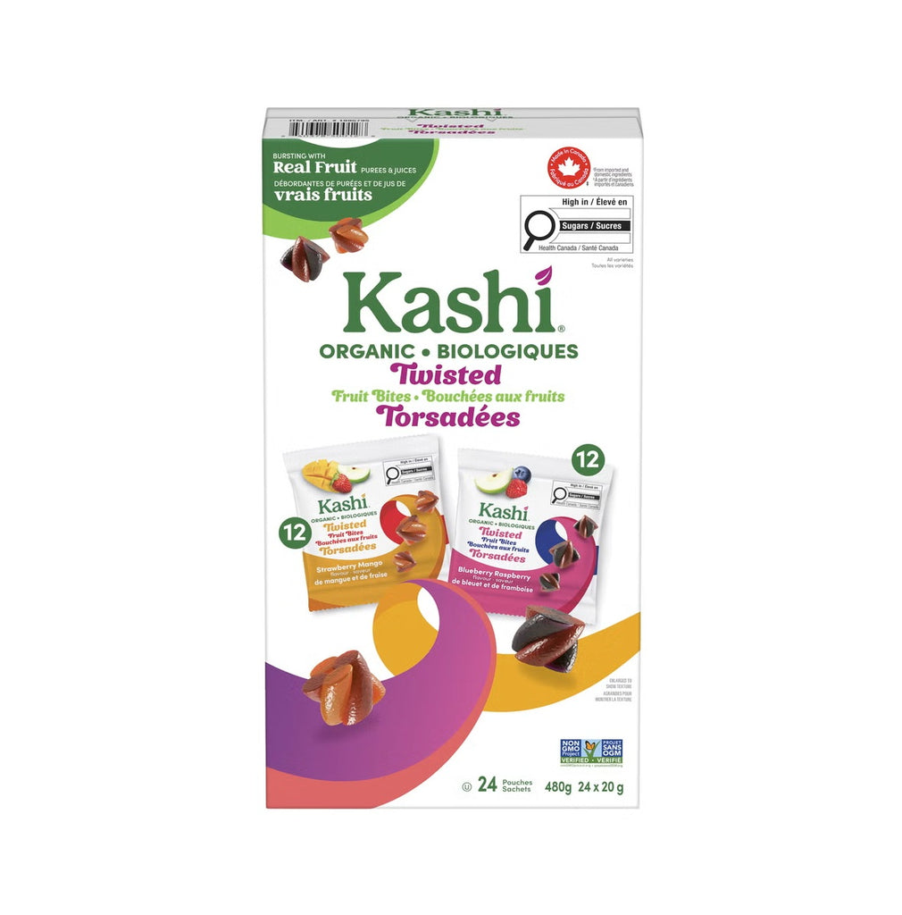 Kashi Organic Twisted Fruit bites, 24 x 20 g