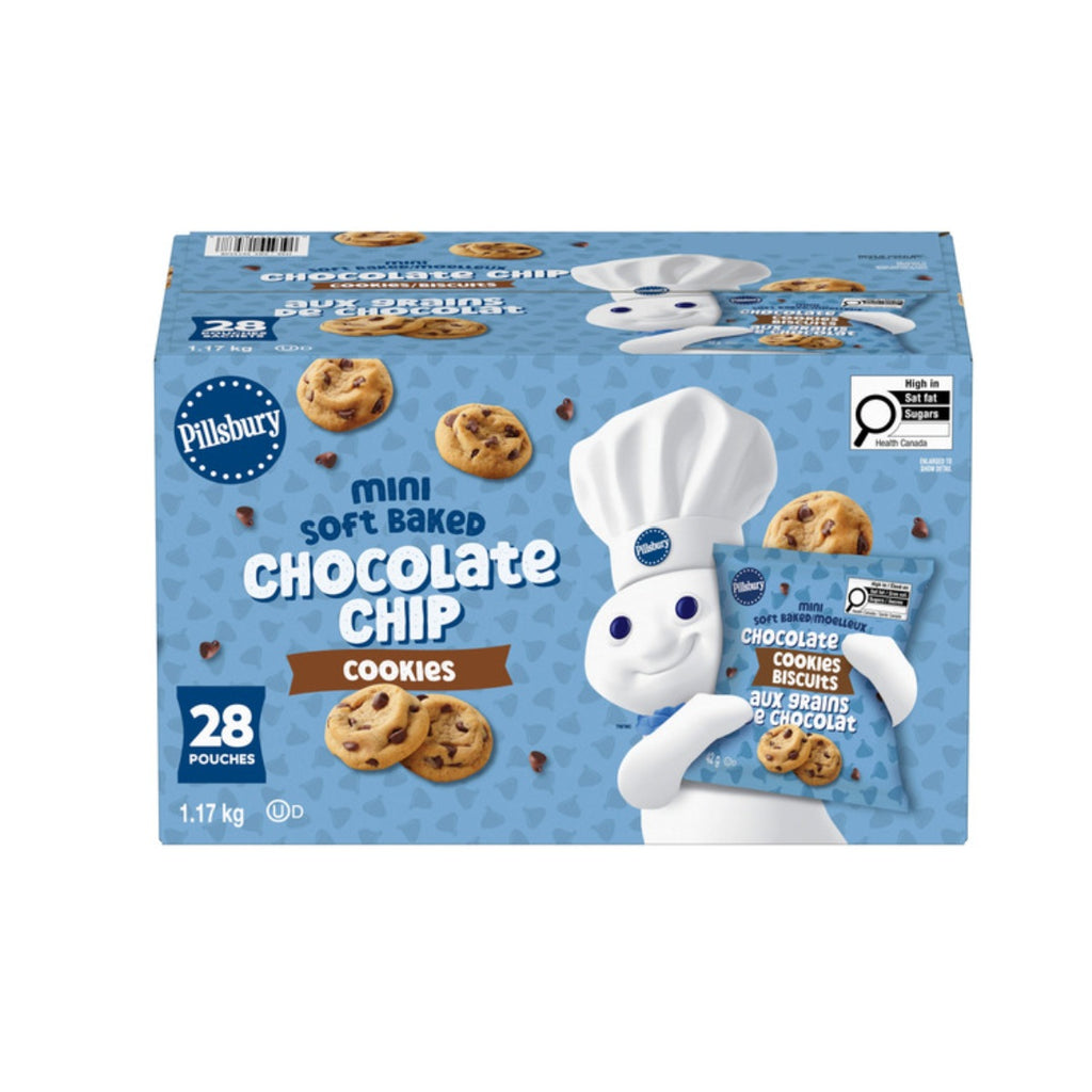 Pillsbury Soft Baked Chip Cookies, 28 x 42 g