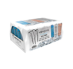 Monster Energy Drink Ultra Zero Sugar Variety, 24 x 473 ml