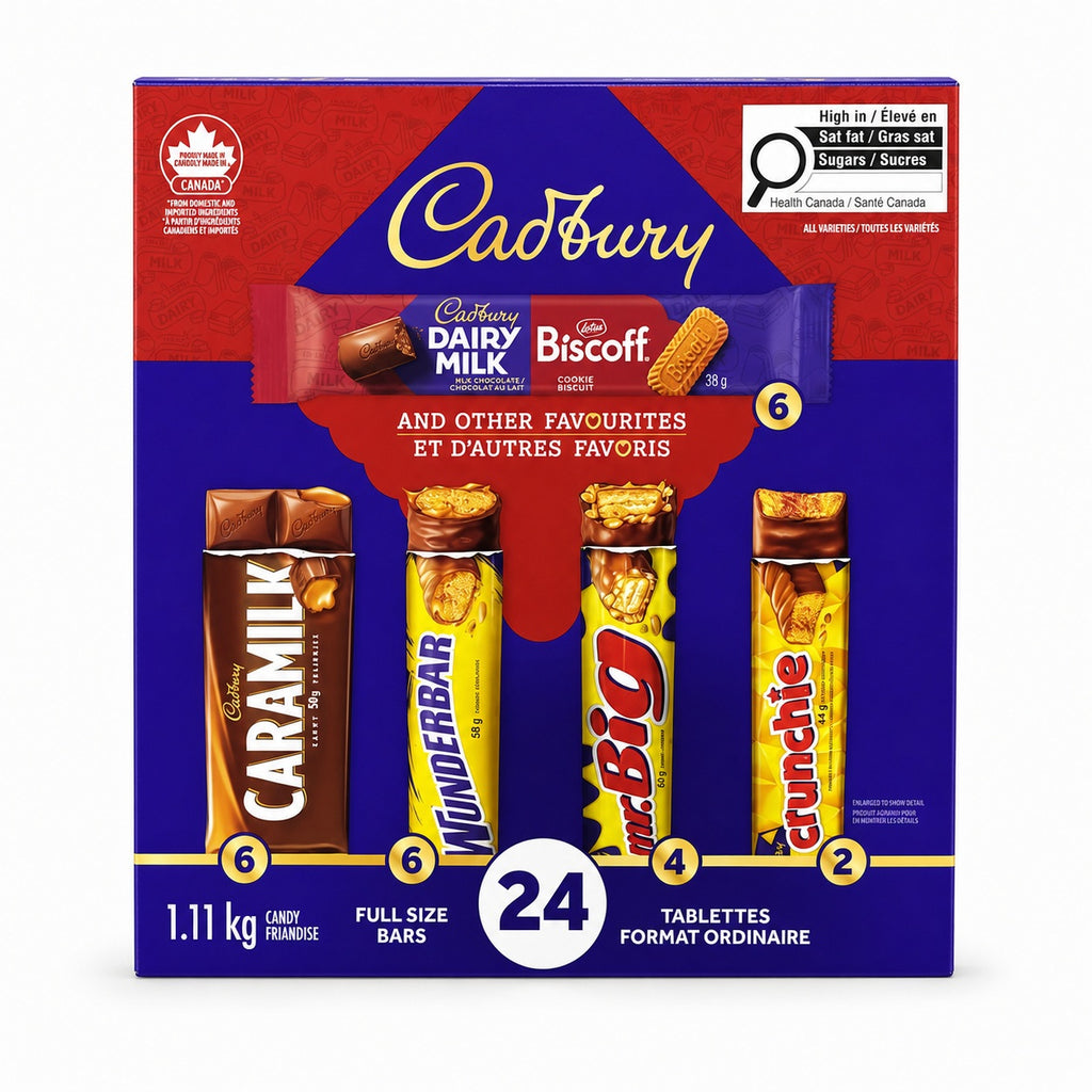 Cadbury Variety bars, 1.1 kg