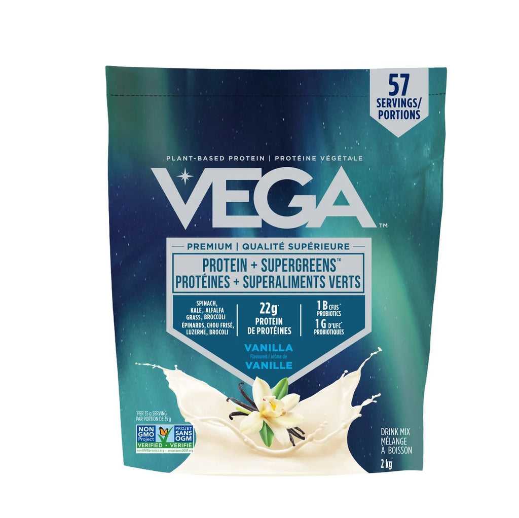 $15 OFF - Vega Protein + Supergreens Vanilla Flavoured, 2 kg