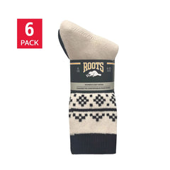 Roots Women’s Cozy Crew Sock, 6 pairs