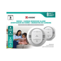 Kidde Battery Operated Smoke and Carbon Monoxide Alarm, 2 units