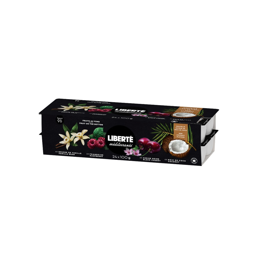 Liberte Mediterranee Yogourt 9%, 24 x 100 g
