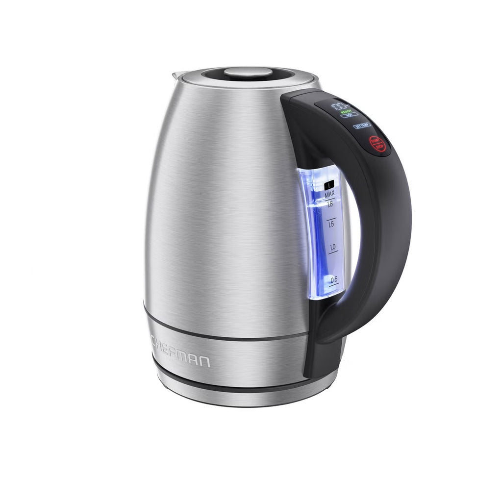 $10 OFF - Chefman 1.8 L Custom-Temp Digital Kettle, Stainless Steel, 1 kettle