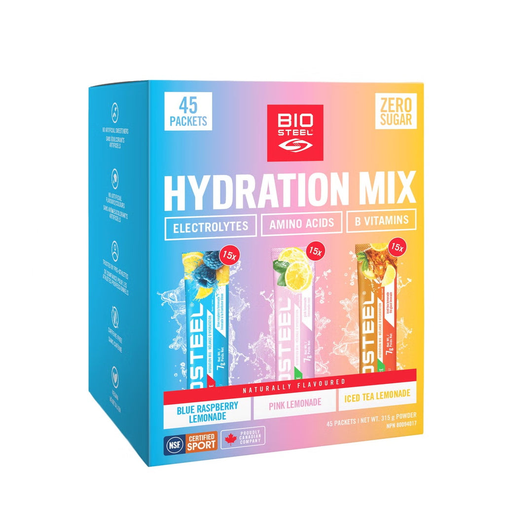 $8 OFF - BioSteel - Hydration Mix Electrolytes, 45 x 7 g