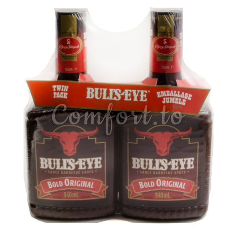 Bull's Eye BBQ Sauce Bold, 2 x 0.9 L