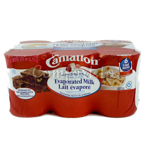 Carnation Evaporated Milk, 6 x 370 mL