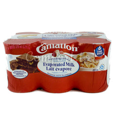 Carnation Evaporated Milk, 6 x 370 mL