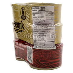 Ocean's  Wild Pink Salmon, 6 x 213 g