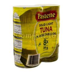 $2 OFF - Pastene Solid Light Tuna in Vegetable Oil, 8 x 99 g