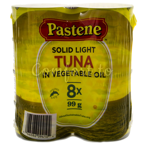 $2 OFF - Pastene Solid Light Tuna in Vegetable Oil, 8 x 99 g