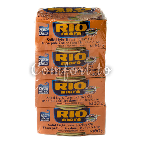 $3 OFF - Rio Mare Solid Light Tuna in Olive Oil, 4 x 160 g