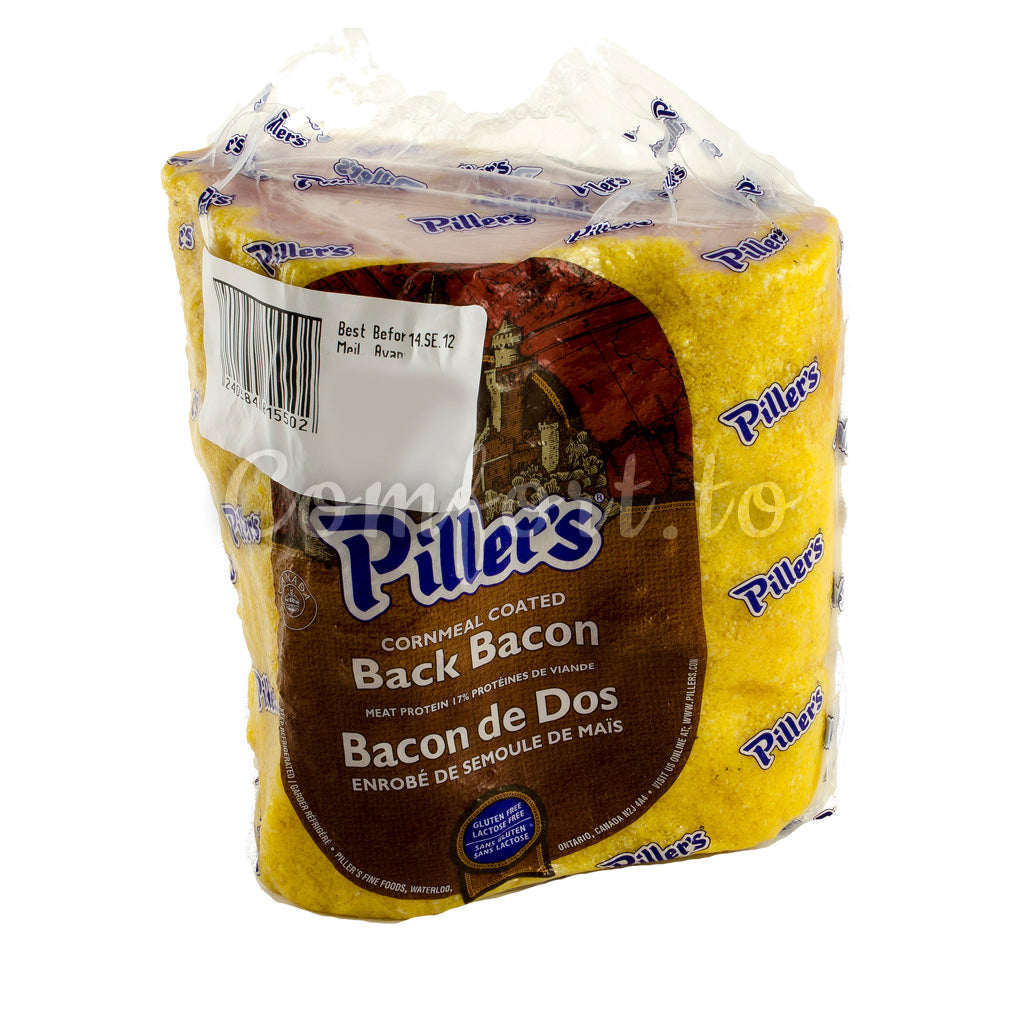Piller's Back Bacon Cornmeal Coated, 1.2 kg