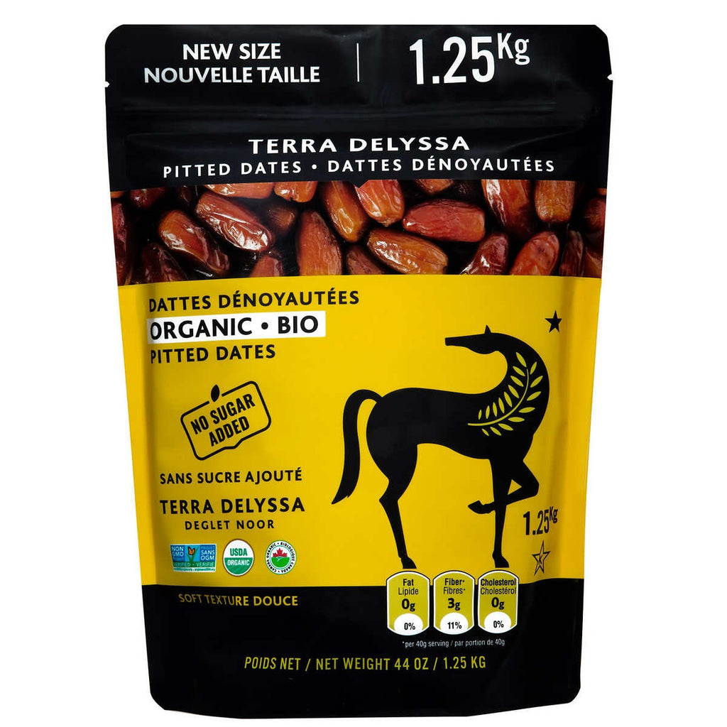 Terra Delyssa Organic Pitted Deglet Noor Dates, 1.3 kg