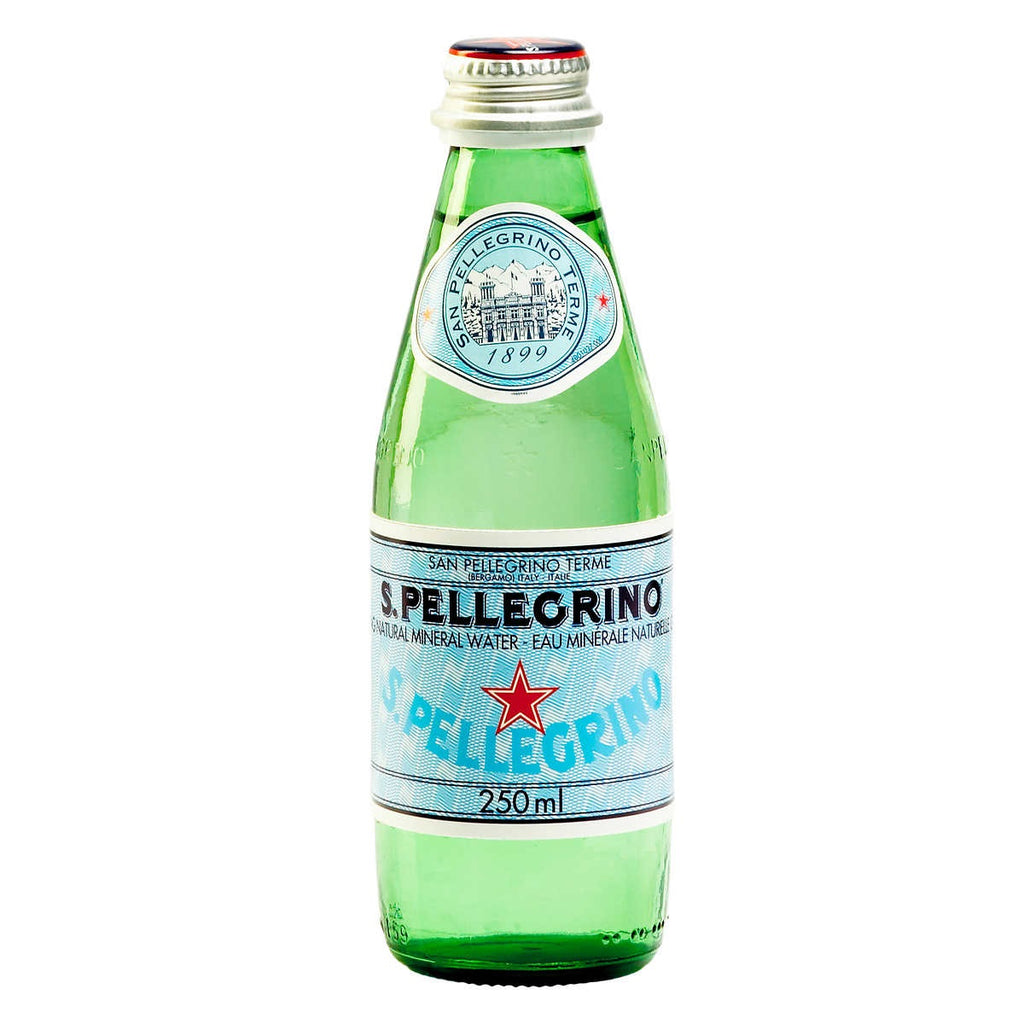 San Pellegrino Carbonated Natural Water, 24 x 250 mL