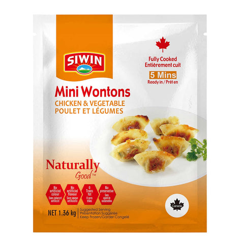 $3.5 OFF - Siwin Mini Chicken Wontons, 1.4 kg