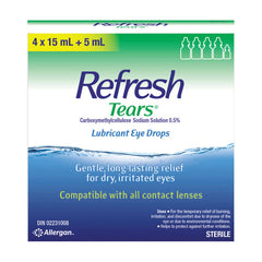 $4.5 OFF - Refresh Tears Lubricant Eye Drops, 4 x 15 mL