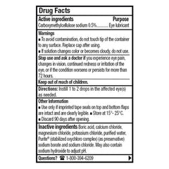 Refresh Tears Lubricant Eye Drops, 4 x 15 mL