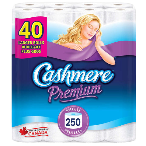 $5.5 OFF - Cashmere Premium Bathroom Tissue, 40 x 250 sheets