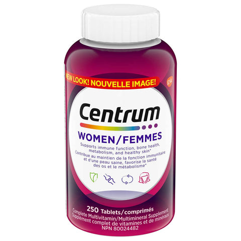 Centrum™ Complete Multivitamin And Mineral Supplement For Women, 250 tablets