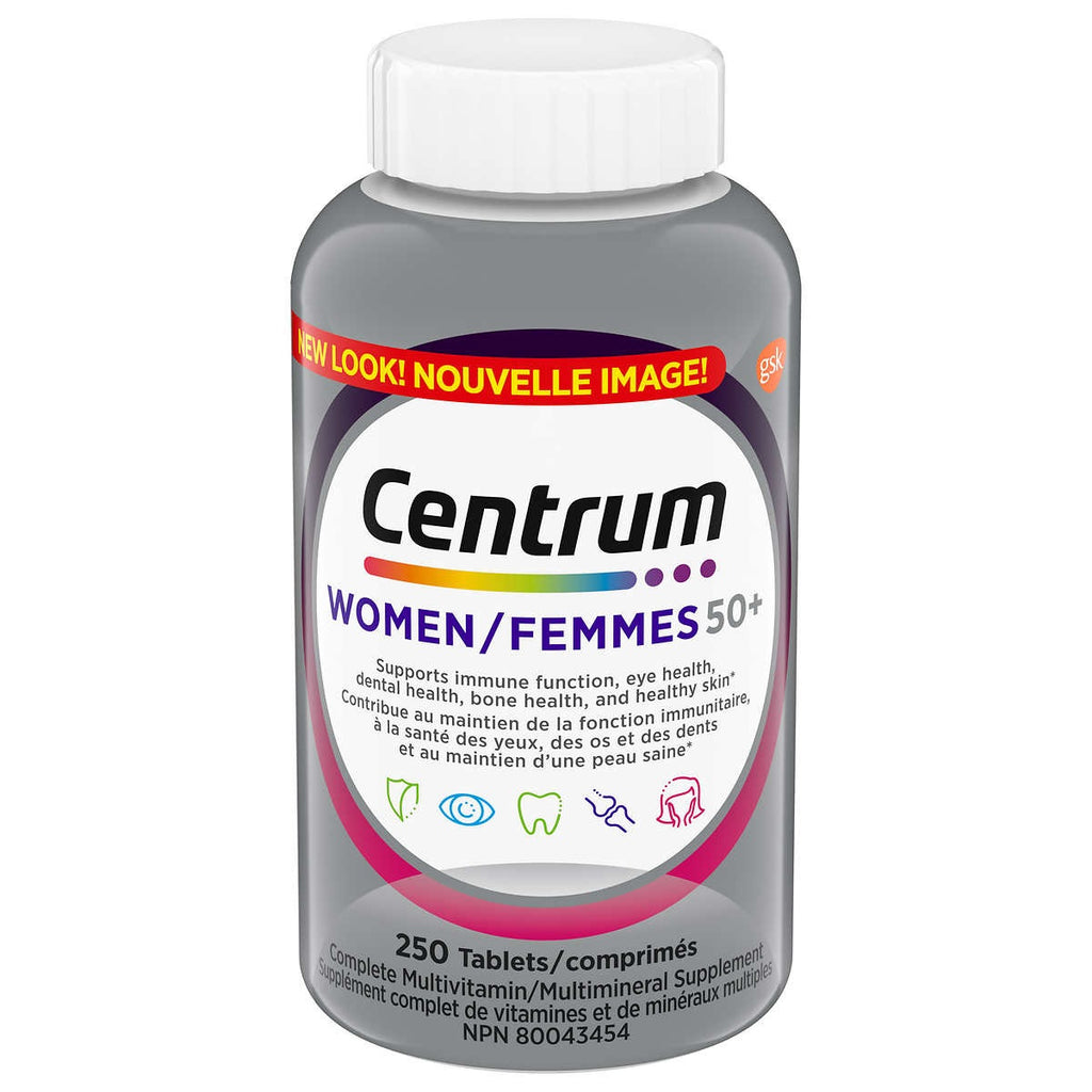 Centrum™ Complete Multivitamin And Mineral Supplement For Women 50+, 250 tablets