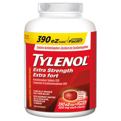 Tylenol Acetaminophen 500 MG ez, 390 tablets