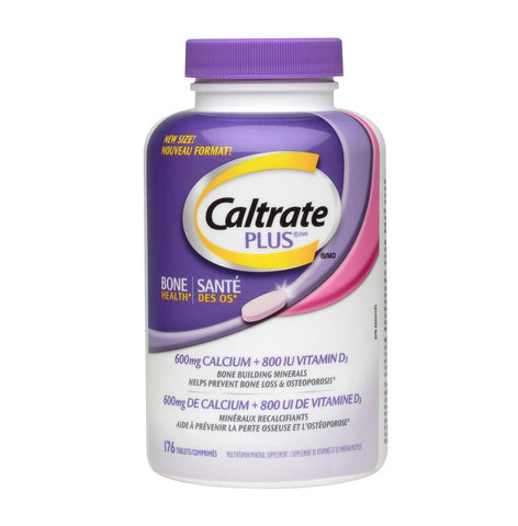 Caltrate Plus® – Bone Health Supplement With 800 Iu Vitamin D3, 176 tablets