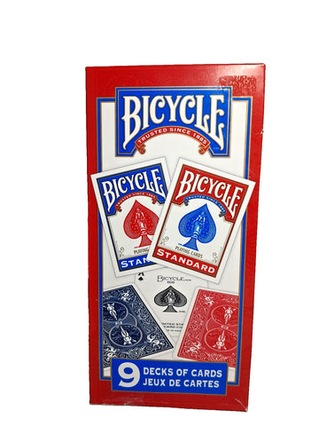 Bicycle Playing Cards, 9 decks
