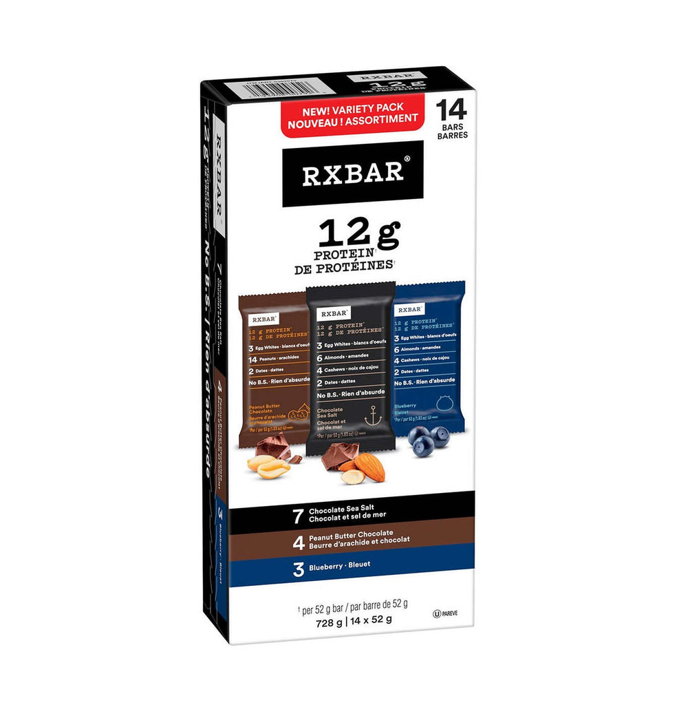 Rxbar Protein variety pack, 14 x 52 g