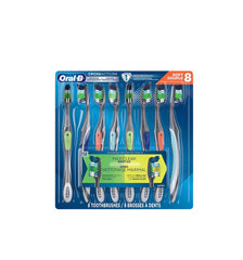 Oral-B Cross Max clean Toothbrushes(soft), 8 units