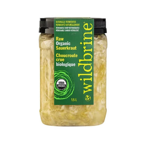 Wildbrine Organic Raw Sauerkraut, 1.5 L