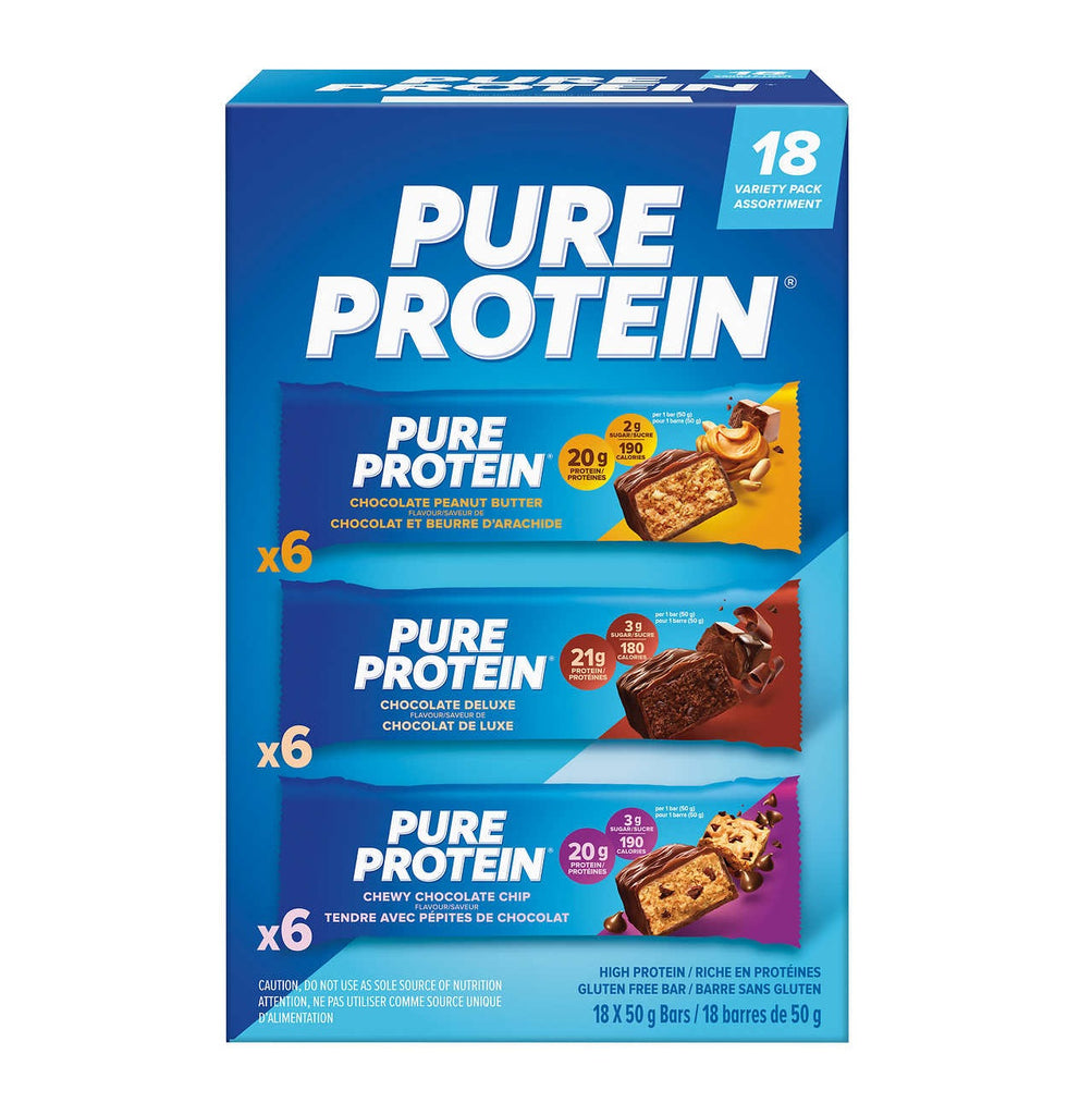 Pure Protein Bars, 18 x 50 g